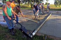 The Eel Screed 6100 provides a comfortable, reliable option for concrete flatwork, which is often back breaking and exhausting. An electric screeding tool helps eliminate costly potential worker injuries that might come from a hands-and-knees board screeding method.
